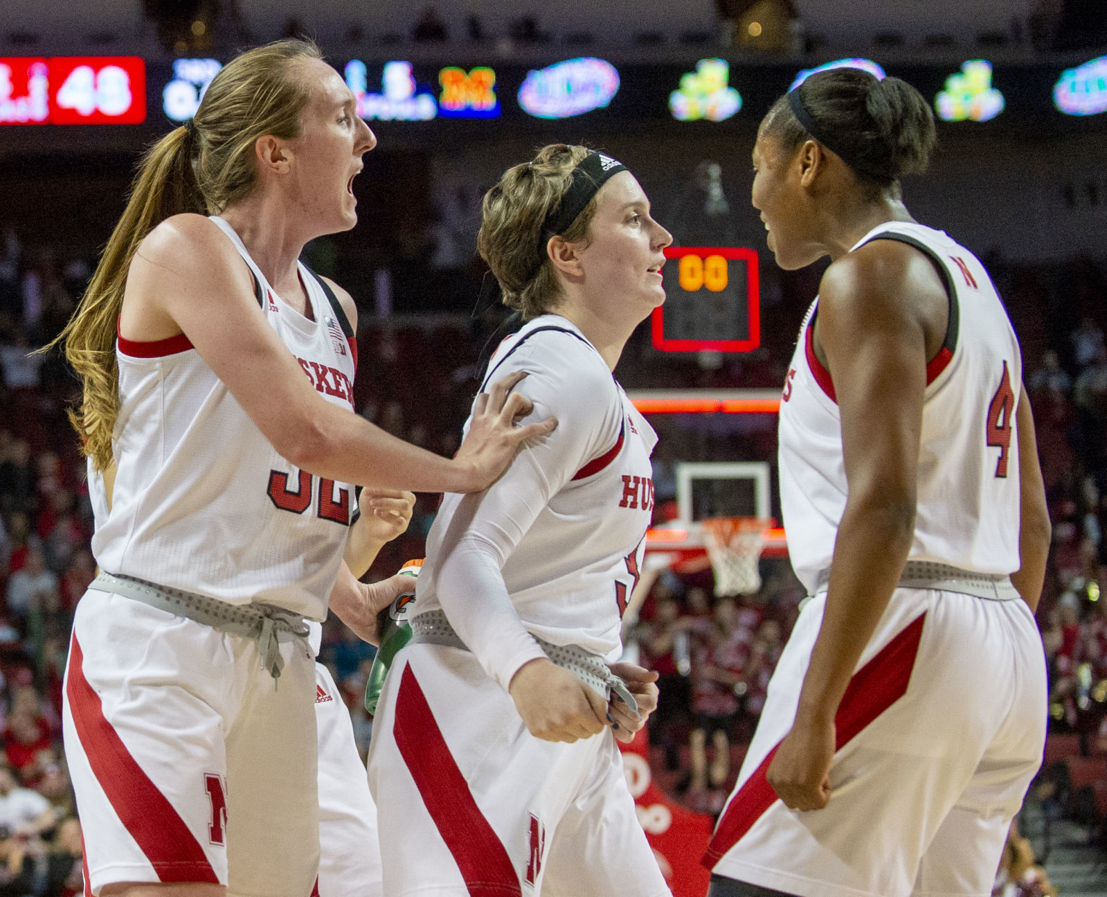 Nebraska vs. Michigan women's basketball, 1.19